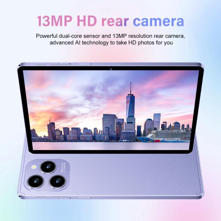 Pad 8 Pro 10.1 inch 4G LTE Tablet PC Combo Set, 4GB+32GB, Android 10 MT6755 Octa Core, with Keyboard / Mouse / Leather Case, EU Plug (Purple) - 10.1 inch by buy2fix | Online Shopping UK | buy2fix