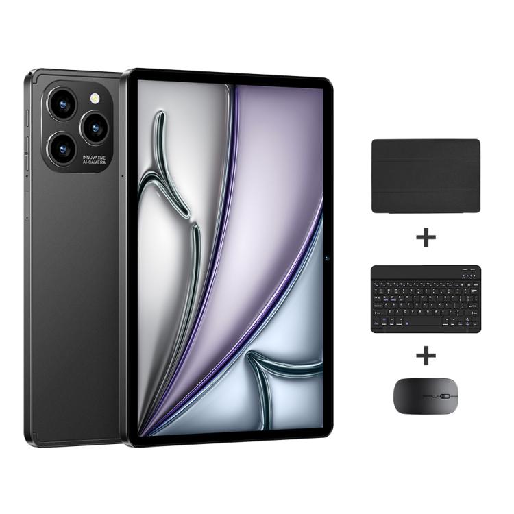 Pad 8 Pro 10.1 inch 4G LTE Tablet PC Combo Set, 4GB+32GB, Android 10 MT6755 Octa Core, with Keyboard / Mouse / Leather Case, AU Plug (Black) - 10.1 inch by buy2fix | Online Shopping UK | buy2fix