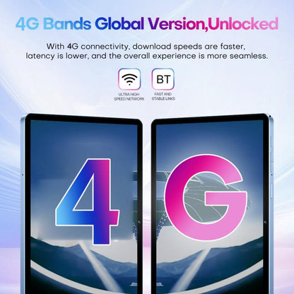 Pad 9 Pro 10.1 inch 4G LTE Tablet PC Combo Set, 4GB+32GB, Android 10 MT6755 Octa Core, with Keyboard / Mouse / Leather Case, UK Plug (Blue) - 10.1 inch by buy2fix | Online Shopping UK | buy2fix