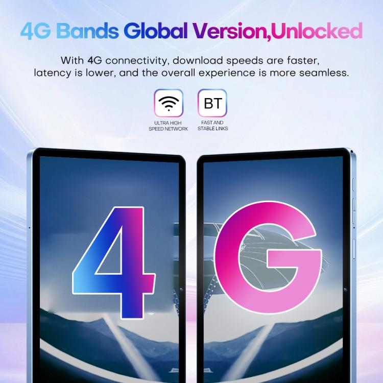 Pad 9 Pro 10.1 inch 4G LTE Tablet PC Combo Set, 4GB+32GB, Android 10 MT6755 Octa Core, with Keyboard / Mouse / Leather Case, UK Plug (Purple) - 10.1 inch by buy2fix | Online Shopping UK | buy2fix