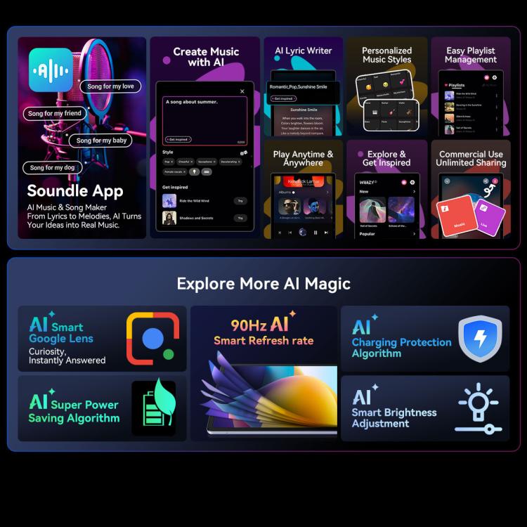 Blackview MEGA 8 Tablet PC, 12GB+256GB, 13 inch Android 15 Unisoc Tiger T620 Octa Core, Network: 4G, Global Version with Google Play (Green) - Blackview by Blackview | Online Shopping UK | buy2fix