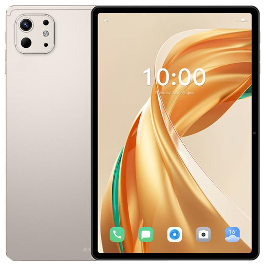 Pro 13 10.1 inch 4G LTE Tablet PC, 4GB+32GB, Android 10 MTK6755 Octa Core, US Plug (Gold)