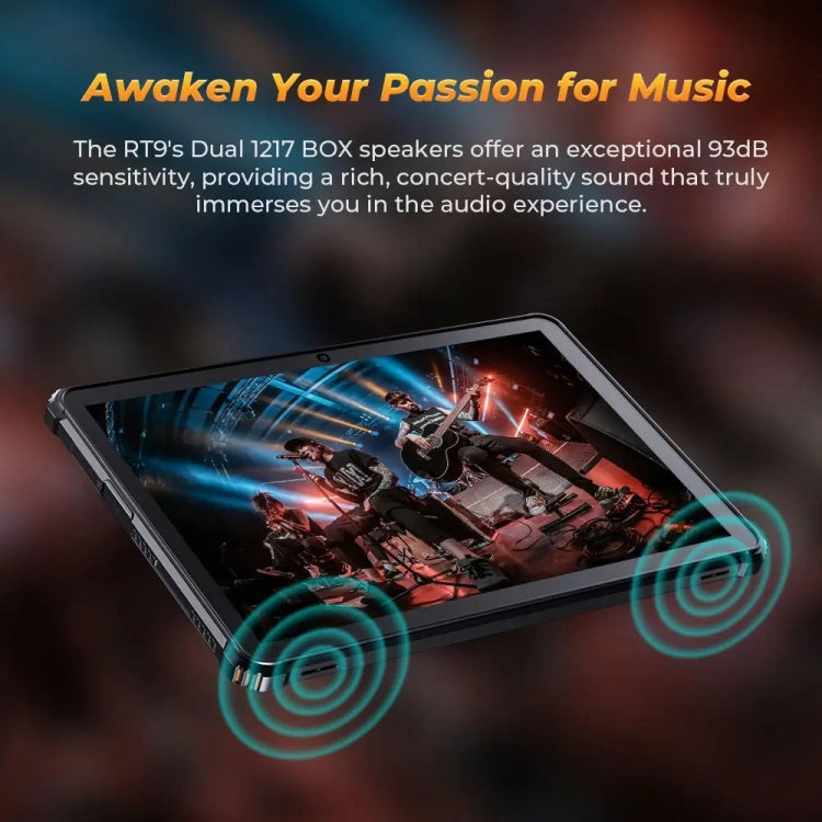 OUKITEL RT9 4G Network IP68/IP69K Rugged Tablet, 6GB+256GB, 11 inch Android 14 Unisoc T606 Octa-Core Support Dual SIM, EU Plug (Orange) - Other by OUKITEL | Online Shopping UK | buy2fix