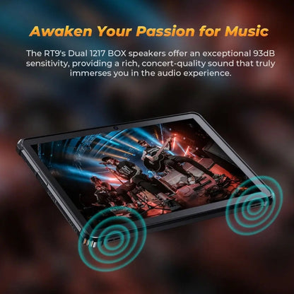 OUKITEL RT9 4G Network IP68/IP69K Rugged Tablet, 6GB+256GB, 11 inch Android 14 Unisoc T606 Octa-Core Support Dual SIM, EU Plug (Orange) - Other by OUKITEL | Online Shopping UK | buy2fix