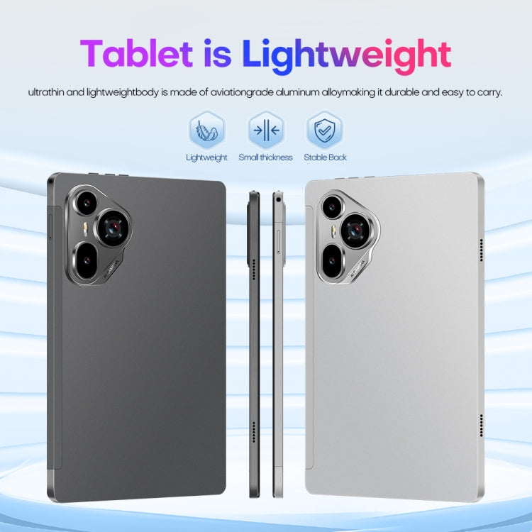 Pad7 Ultra 10.1 inch 3G Phone Call Tablet PC, 2GB+32GB, Android 8.1 MTK6737 Quad Core, UK Plug (Silver) - 10.1 inch by buy2fix | Online Shopping UK | buy2fix