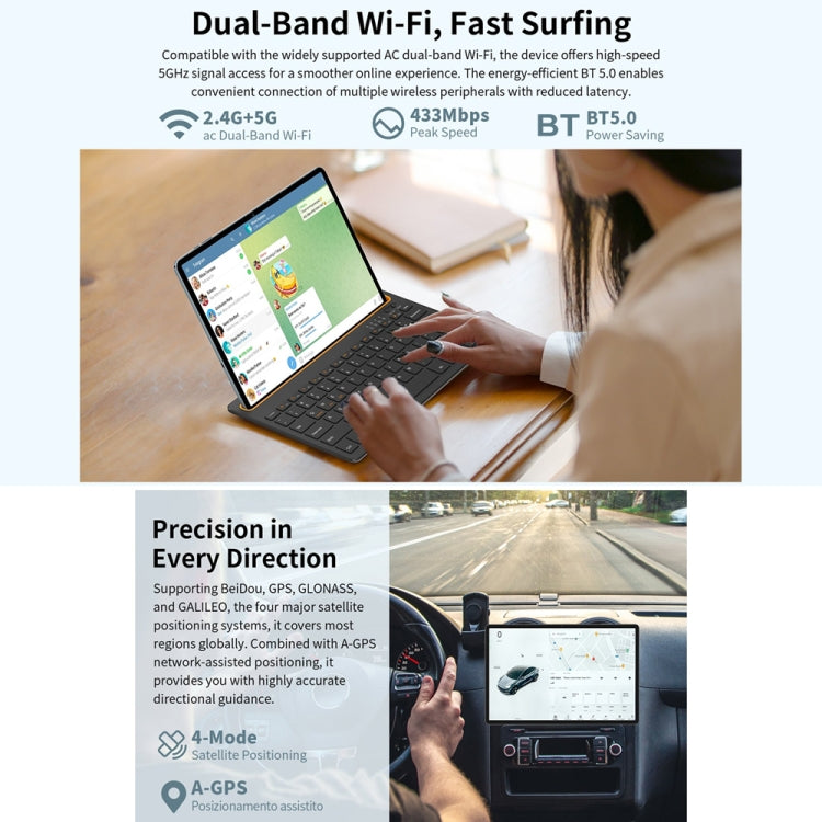 Teclast M50 Plus 4G LTE Tablet PC 10.1 inch, 6GB+128GB, Android 14 MediaTek Helio G85 Octa Core, Support Dual SIM - TECLAST by TECLAST | Online Shopping UK | buy2fix