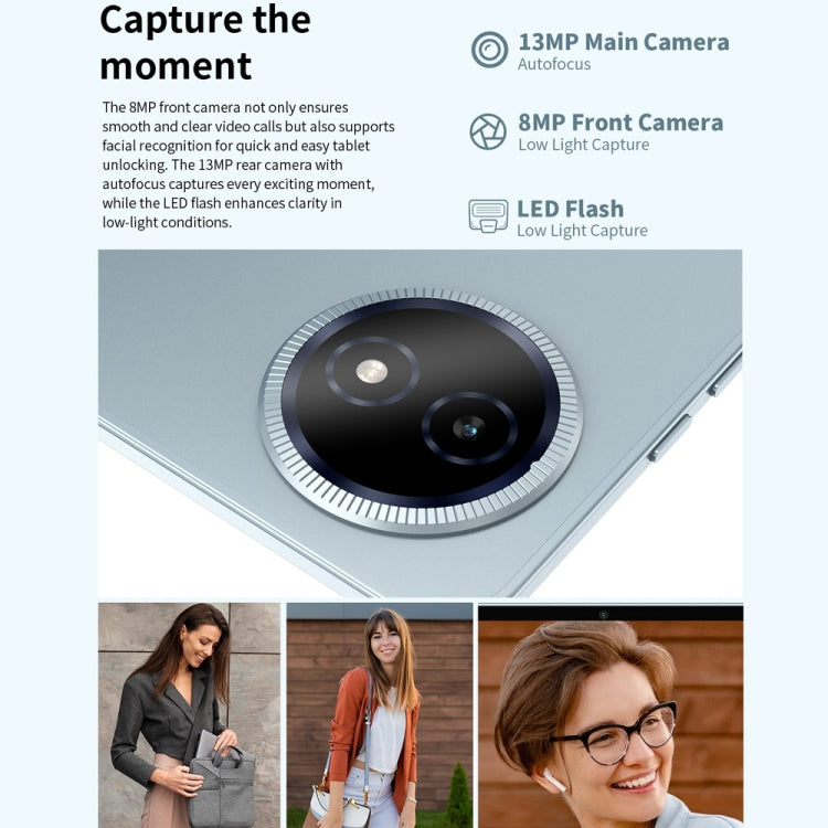 Teclast M50 Plus 4G LTE Tablet PC 10.1 inch, 6GB+128GB, Android 14 MediaTek Helio G85 Octa Core, Support Dual SIM - TECLAST by TECLAST | Online Shopping UK | buy2fix