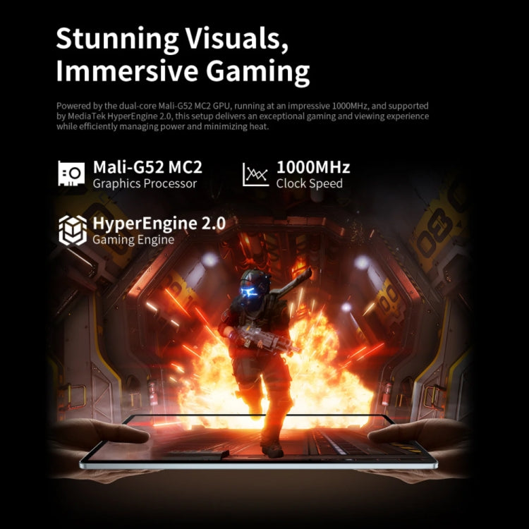 Teclast T60 Plus 4G LTE Tablet PC, 6GB+128GB, 12 inch Android 14 MediaTek Helio G88 Octa Core, Support Dual SIM - TECLAST by TECLAST | Online Shopping UK | buy2fix