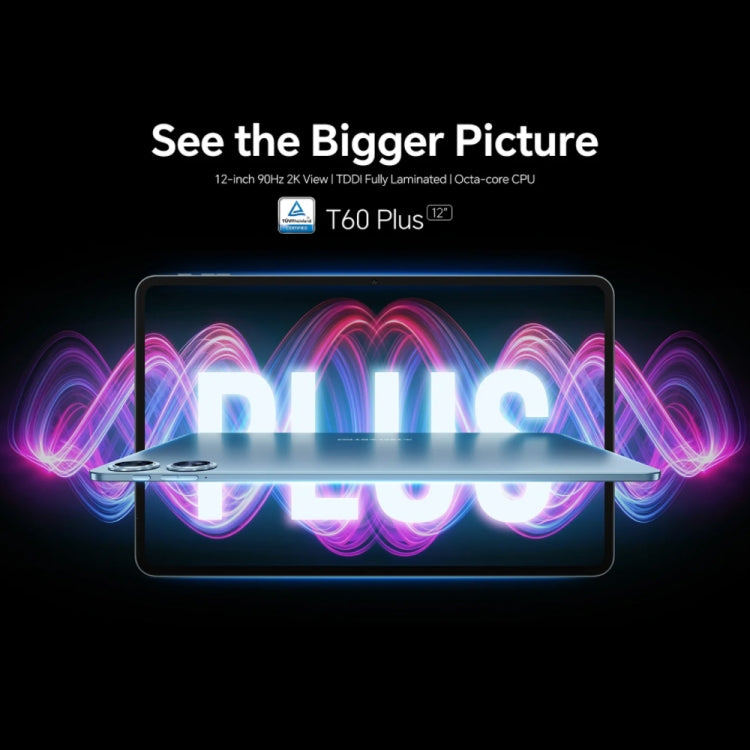 Teclast T60 Plus 4G LTE Tablet PC, 6GB+128GB, 12 inch Android 14 MediaTek Helio G88 Octa Core, Support Dual SIM - TECLAST by TECLAST | Online Shopping UK | buy2fix