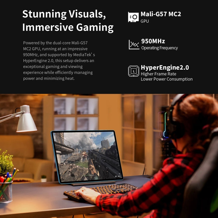 Teclast T70 4G LTE Tablet PC, 8GB+256GB, 14 inch Android 14 MediaTek Helio G99 Octa Core, Support Dual SIM - TECLAST by TECLAST | Online Shopping UK | buy2fix
