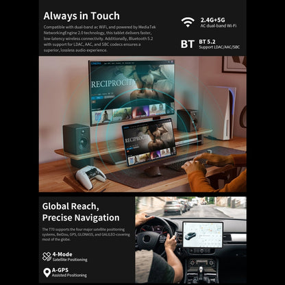 Teclast T70 4G LTE Tablet PC, 8GB+256GB, 14 inch Android 14 MediaTek Helio G99 Octa Core, Support Dual SIM - TECLAST by TECLAST | Online Shopping UK | buy2fix