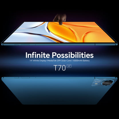 Teclast T70 4G LTE Tablet PC, 8GB+256GB, 14 inch Android 14 MediaTek Helio G99 Octa Core, Support Dual SIM - TECLAST by TECLAST | Online Shopping UK | buy2fix