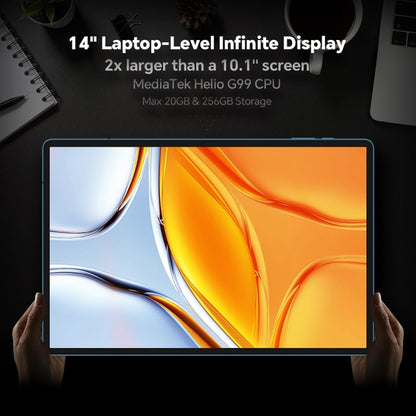Teclast T70 4G LTE Tablet PC, 8GB+256GB, 14 inch Android 14 MediaTek Helio G99 Octa Core, Support Dual SIM - TECLAST by TECLAST | Online Shopping UK | buy2fix