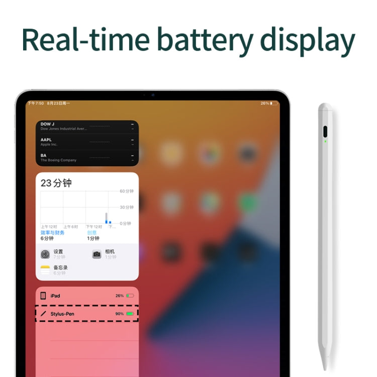 JD16 Bluetooth Stylus Pen with Real-time Battery Display for iPad - Stylus Pen by buy2fix | Online Shopping UK | buy2fix