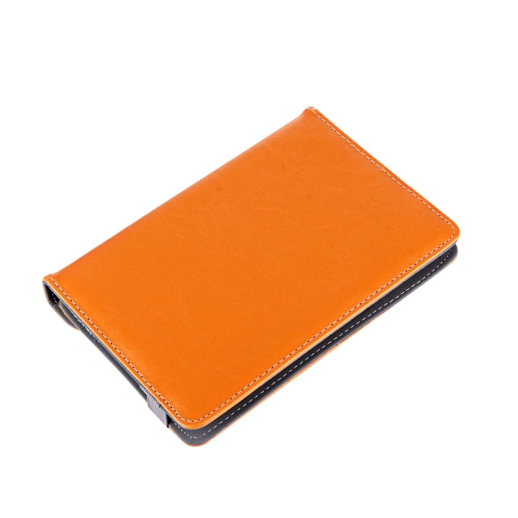 8 inch Tablets Leather Case Crazy Horse Texture 360 Degrees Rotation Protective Case Shell with Holder for Galaxy Tab S2 8.0 T715 / T710, Cube U16GT, ONDA Vi30W, Teclast P86(Orange) - 8 inch by buy2fix | Online Shopping UK | buy2fix