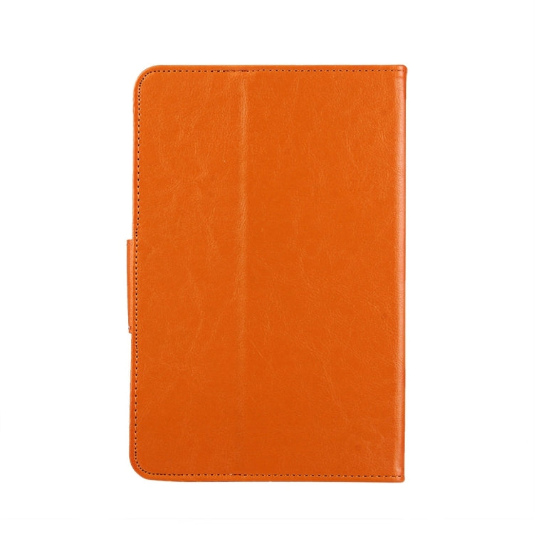 8 inch Tablets Leather Case Crazy Horse Texture Protective Case Shell with Holder for Galaxy Tab S2 8.0 T715 / T710, Cube U16GT, ONDA Vi30W, Teclast P86(Orange) - 8 inch by buy2fix | Online Shopping UK | buy2fix