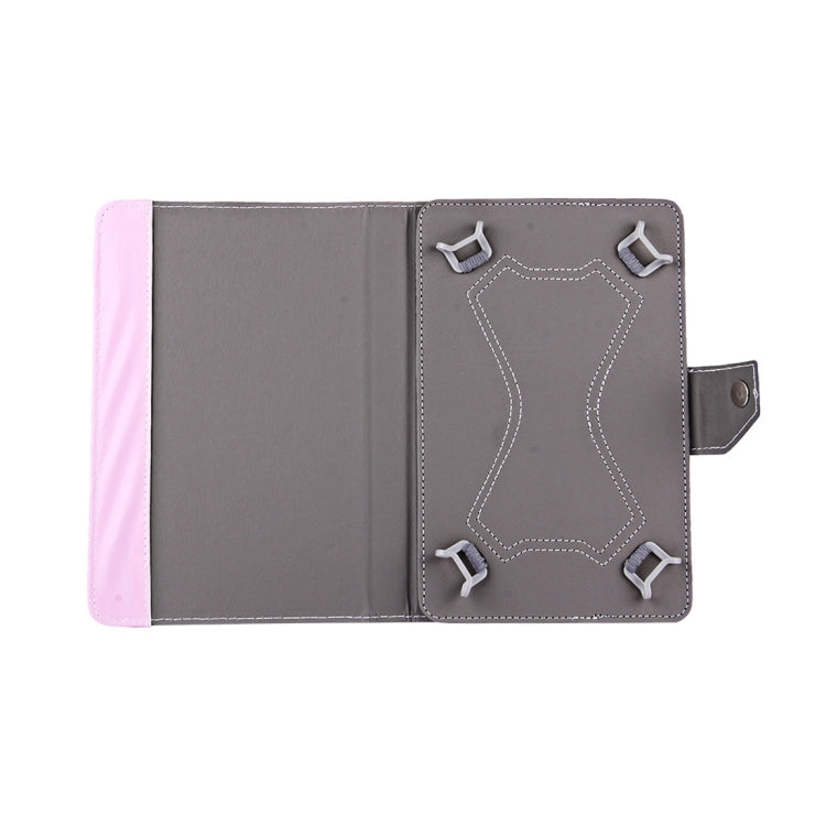 8 inch Tablets Leather Case Crazy Horse Texture Protective Case Shell with Holder for Galaxy Tab S2 8.0 T715 / T710, Cube U16GT, ONDA Vi30W, Teclast P86(Pink) - 8 inch by buy2fix | Online Shopping UK | buy2fix
