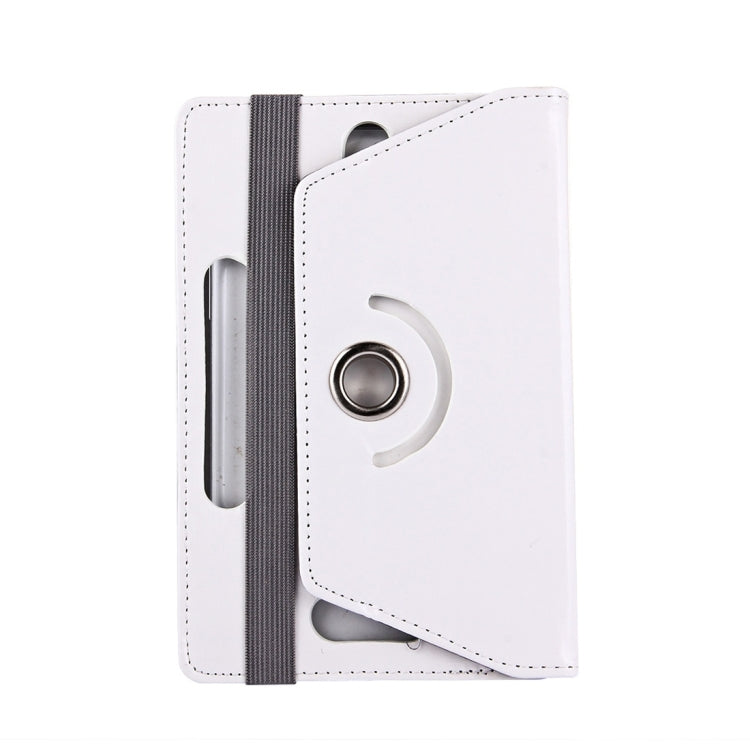 9 inch Tablets Leather Case Crazy Horse Texture 360 Degrees Rotation Protective Case Shell with Holder for ONDA V891w, Ramos i9s Pro & Win8, Colorfly i898W & i898A(White) - 9 inch by buy2fix | Online Shopping UK | buy2fix