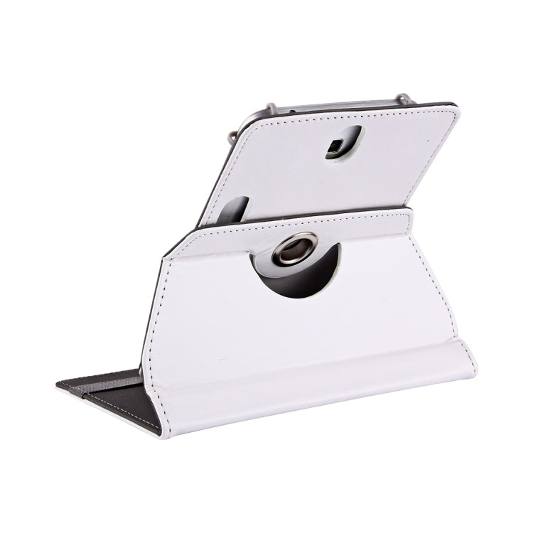 9 inch Tablets Leather Case Crazy Horse Texture 360 Degrees Rotation Protective Case Shell with Holder for ONDA V891w, Ramos i9s Pro & Win8, Colorfly i898W & i898A(White) - 9 inch by buy2fix | Online Shopping UK | buy2fix