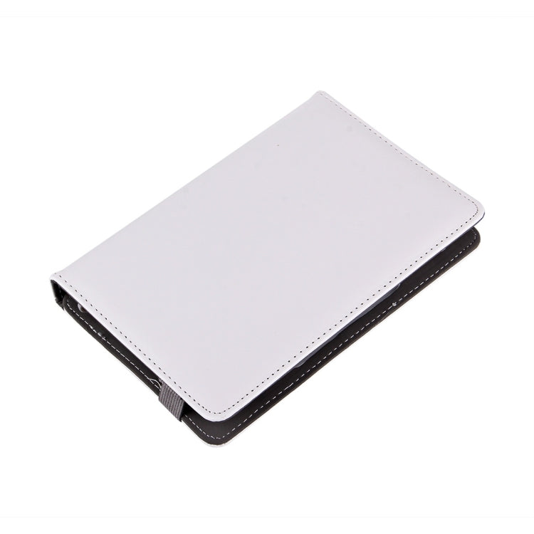 9 inch Tablets Leather Case Crazy Horse Texture 360 Degrees Rotation Protective Case Shell with Holder for ONDA V891w, Ramos i9s Pro & Win8, Colorfly i898W & i898A(White) - 9 inch by buy2fix | Online Shopping UK | buy2fix