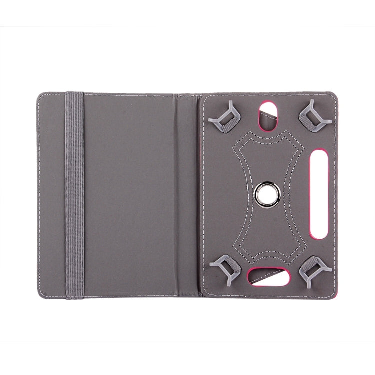 10 inch Tablets Leather Case Crazy Horse Texture 360 Degrees Rotation Protective Case Shell with Holder for Asus ZenPad 10 Z300C, Huawei MediaPad M2 10.0-A01W, Cube IWORK10(Magenta) - 10 - 11 inch by buy2fix | Online Shopping UK | buy2fix