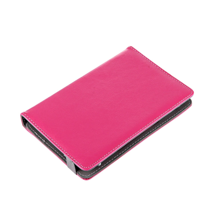 10 inch Tablets Leather Case Crazy Horse Texture 360 Degrees Rotation Protective Case Shell with Holder for Asus ZenPad 10 Z300C, Huawei MediaPad M2 10.0-A01W, Cube IWORK10(Magenta) - 10 - 11 inch by buy2fix | Online Shopping UK | buy2fix