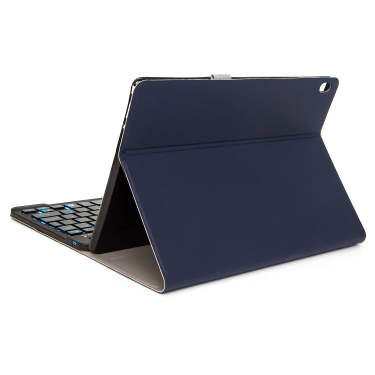 DY-P10 2 in 1 Removable Bluetooth Keyboard + Protective Leather Tablet Case with Holder for Lenovo Tab P10 10.1 inch(Blue) - Lenovo Keyboard by buy2fix | Online Shopping UK | buy2fix