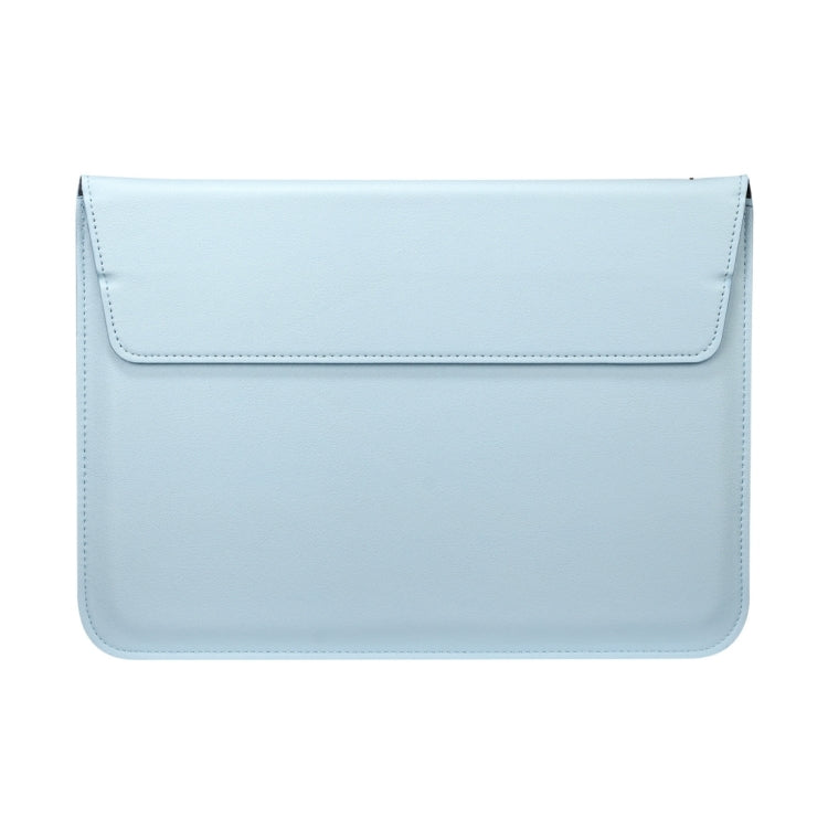 Universal Envelope Style PU Leather Case with Holder for Ultrathin Notebook Tablet PC 15.4 inch, Size: 39x28x1.5cm(Blue) - 15 inch by buy2fix | Online Shopping UK | buy2fix