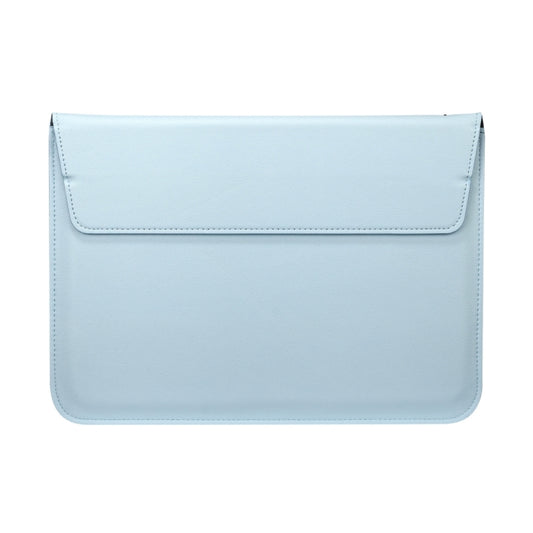 Universal Envelope Style PU Leather Case with Holder for Ultrathin Notebook Tablet PC 15.4 inch, Size: 39x28x1.5cm(Blue) - 15 inch by buy2fix | Online Shopping UK | buy2fix