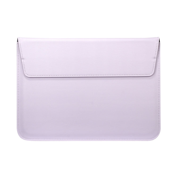 Universal Envelope Style PU Leather Case with Holder for Ultrathin Notebook Tablet PC 15.4 inch, Size: 39x28x1.5cm(Purple) - 15 inch by buy2fix | Online Shopping UK | buy2fix