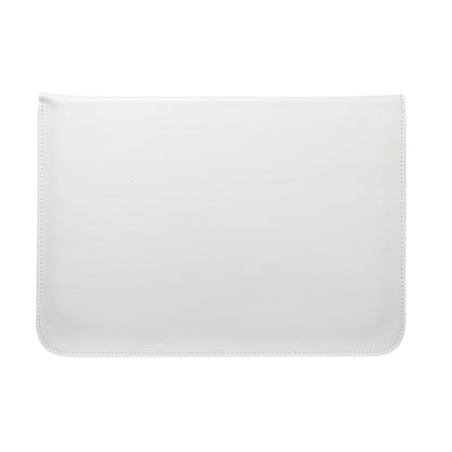 Universal Envelope Style PU Leather Case with Holder for Ultrathin Notebook Tablet PC 13.3 inch, Size: 35x25x1.5cm(White) - 13 inch by buy2fix | Online Shopping UK | buy2fix