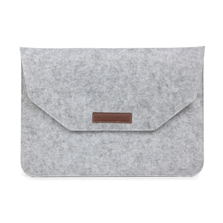 11.6 inch Universal Fashion Soft Sleeve Bag Case Tablet Laptop Felt Bag for MacBook Air 11.6 inch, Size: 33x22x1cm(Grey) - 10 - 11 inch by buy2fix | Online Shopping UK | buy2fix