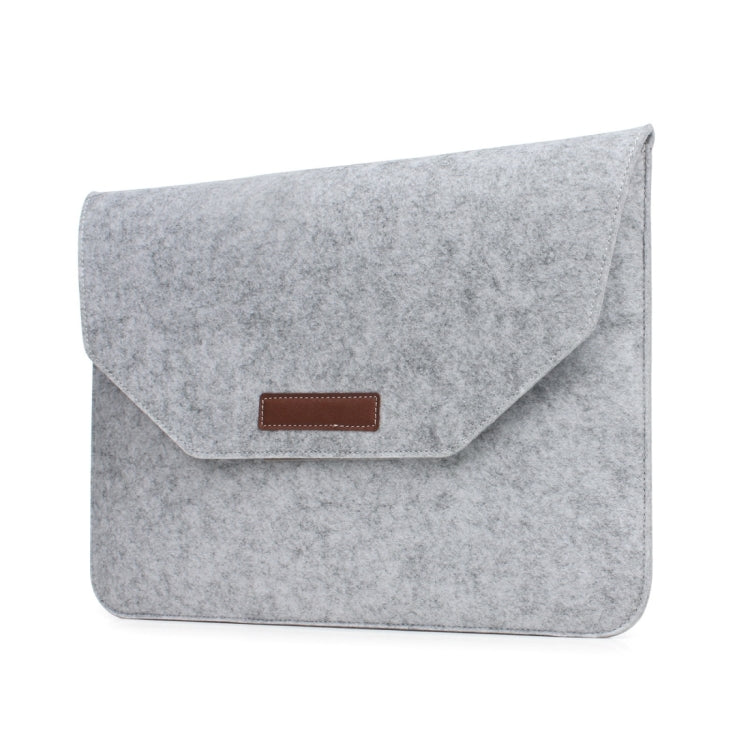 11.6 inch Universal Fashion Soft Sleeve Bag Case Tablet Laptop Felt Bag for MacBook Air 11.6 inch, Size: 33x22x1cm(Grey) - 10 - 11 inch by buy2fix | Online Shopping UK | buy2fix