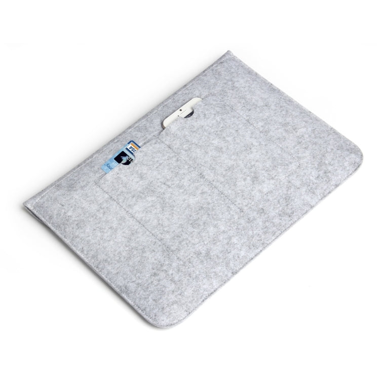 11.6 inch Universal Fashion Soft Sleeve Bag Case Tablet Laptop Felt Bag for MacBook Air 11.6 inch, Size: 33x22x1cm(Grey) - 10 - 11 inch by buy2fix | Online Shopping UK | buy2fix