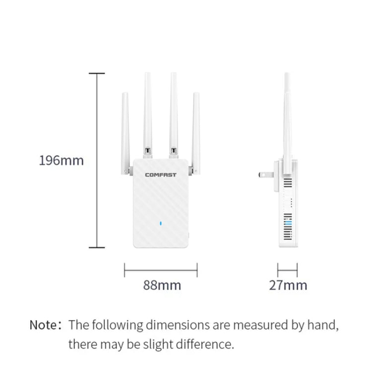 COMFAST CF-WR306S 300Mbps Wireless WiFi Signal Amplifier - Broadband Amplifiers by COMFAST | Online Shopping UK | buy2fix