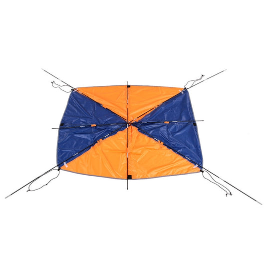 68351 Folding Awning Canoe Rubber Inflatable Boat Parasol Tent for 4 Person,Boat is not Included by buy2fix