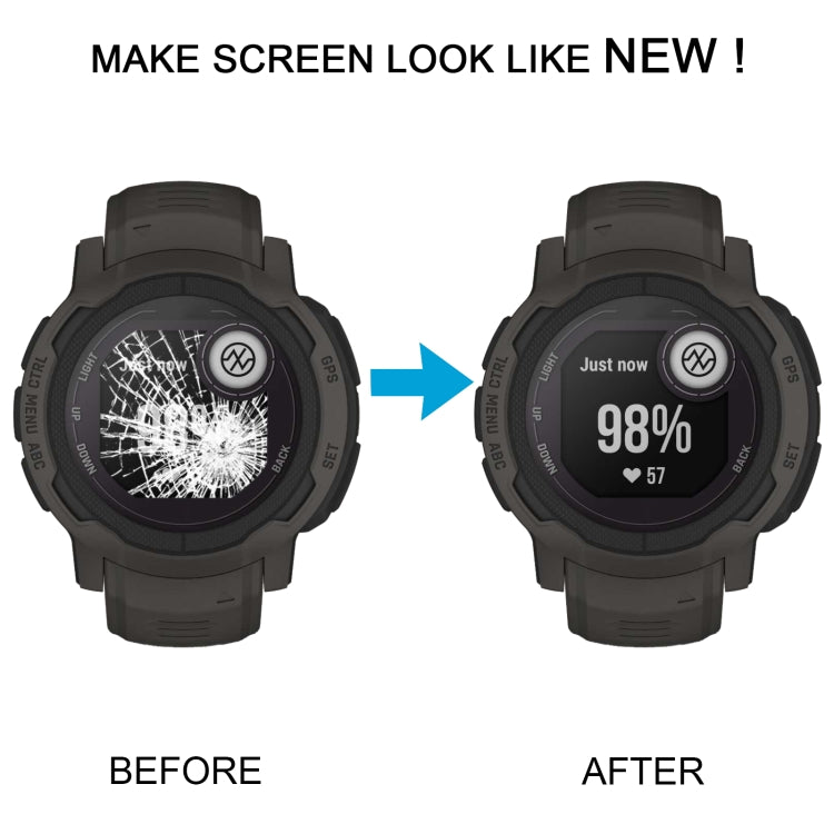 For Garmin Instinct 2 Original LCD Screen with Digitizer Full Assembly(Black) - For Garmin by buy2fix | Online Shopping UK | buy2fix
