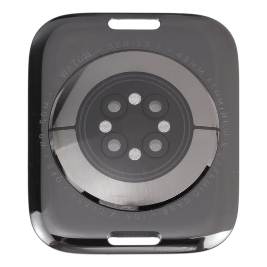 For Apple Watch Series 7 45MM GPS Version Glass Back Cover With Wireless Charging Coil by buy2fix