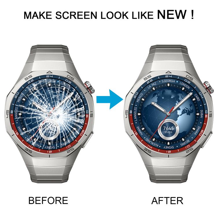 For Huawei Watch GT 5 Pro 46mm Original LCD Screen and Digitizer Full Assembly (Titanium Silver) - For Huawei by buy2fix | Online Shopping UK | buy2fix