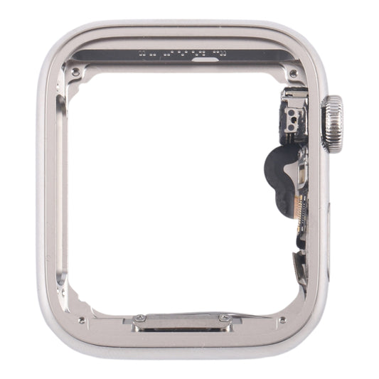 For Apple Watch Series 4 40mm LTE Stainless Steel Middle Frame Bezel Plate with Crown Spin Axis Flex Cable (Silver) by buy2fix