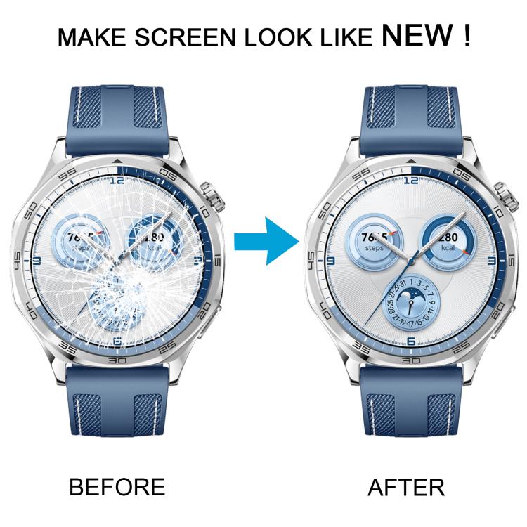 For Huawei Watch GT 5 46mm Original Front Screen Outer Glass Lens (Black) - For Huawei by buy2fix | Online Shopping UK | buy2fix