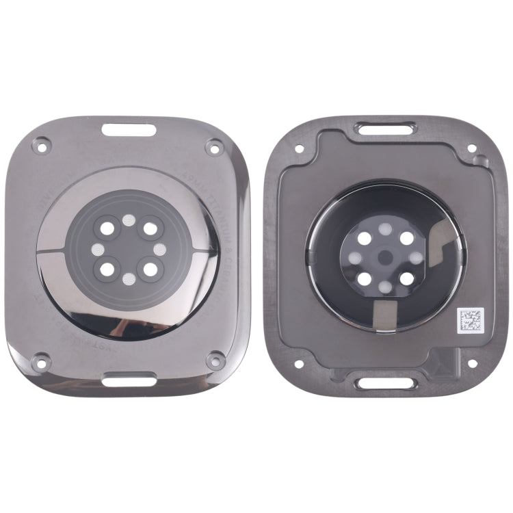 For Apple Watch Ultra 2 49mm A2986 A2987 LTE Version Glass Back Cover(Black) by buy2fix