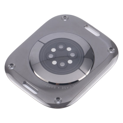 For Apple Watch Ultra 2 49mm A2986 A2987 LTE Version Glass Back Cover(Black) by buy2fix