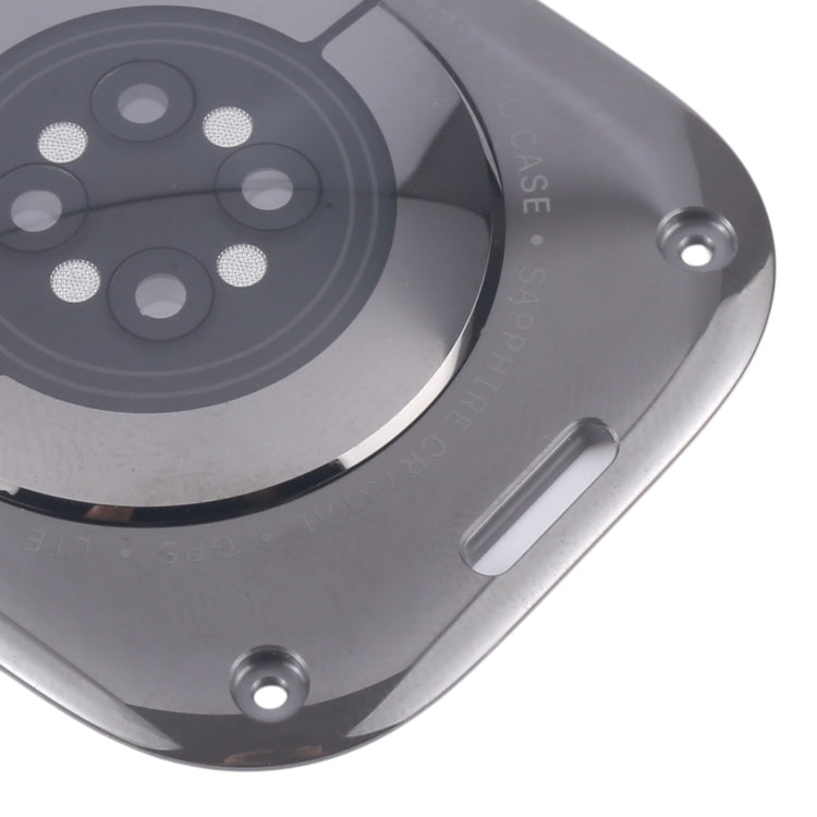 For Apple Watch Ultra 2 49mm A2986 A2987 LTE Version Glass Back Cover(Black) by buy2fix