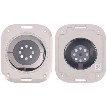 For Apple Watch Ultra 2 49mm A2986 A2987 LTE Version Glass Back Cover(Titanium Gray) by buy2fix