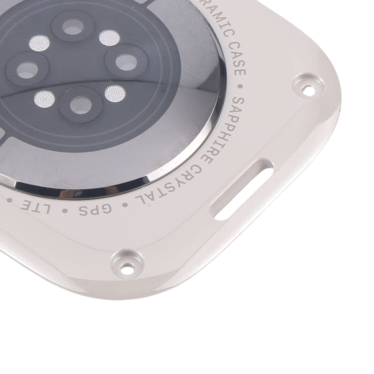 For Apple Watch Ultra 2 49mm A2986 A2987 LTE Version Glass Back Cover(Titanium Gray) by buy2fix