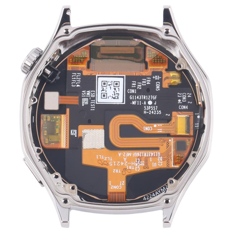 For Huawei Watch GT 5 46mm Original LCD Screen Digitizer Full Assembly With Frame (Silver) - For Huawei by buy2fix | Online Shopping UK | buy2fix