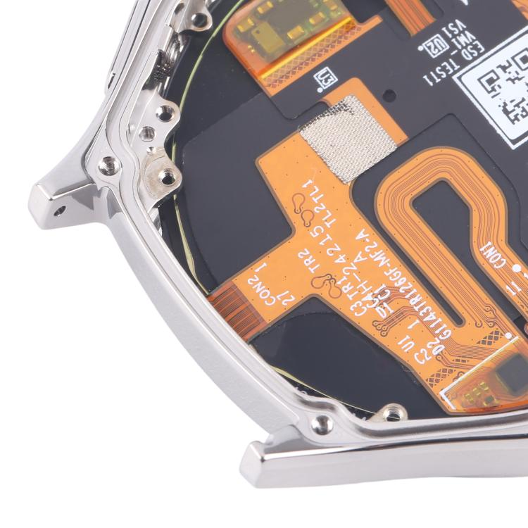 For Huawei Watch GT 5 46mm Original LCD Screen Digitizer Full Assembly With Frame (Silver) - For Huawei by buy2fix | Online Shopping UK | buy2fix