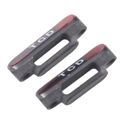 For Apple Watch Series 10 46mm / 42mm 1 Pair Watch Clasp (Black) - Other Parts by buy2fix | Online Shopping UK | buy2fix