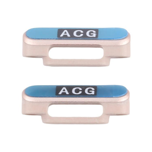 For Apple Watch Series 10 46mm / 42mm 1 Pair Watch Clasp (Gold) - Other Parts by buy2fix | Online Shopping UK | buy2fix